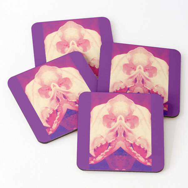Item preview, Mirrored skull pink and purple designed and sold by Ona ylvis.