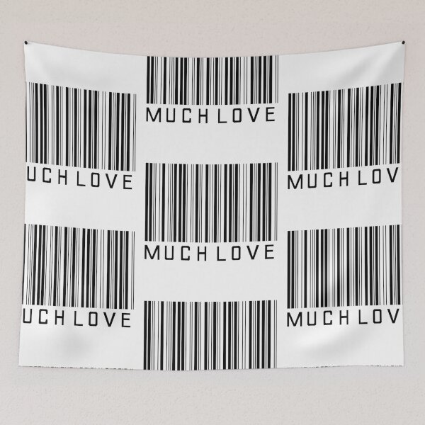 Item preview, much love barcode designed and sold by mollsdesignss.