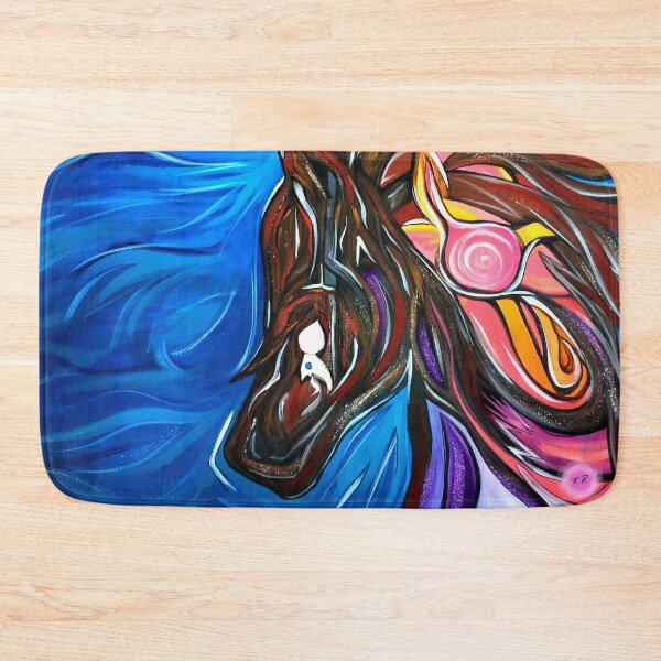 Item preview, A Horse in Water designed and sold by KR Art Studio.
