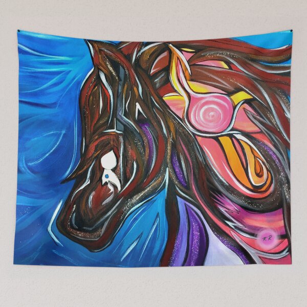 Item preview, A Horse in Water designed and sold by KR Art Studio.