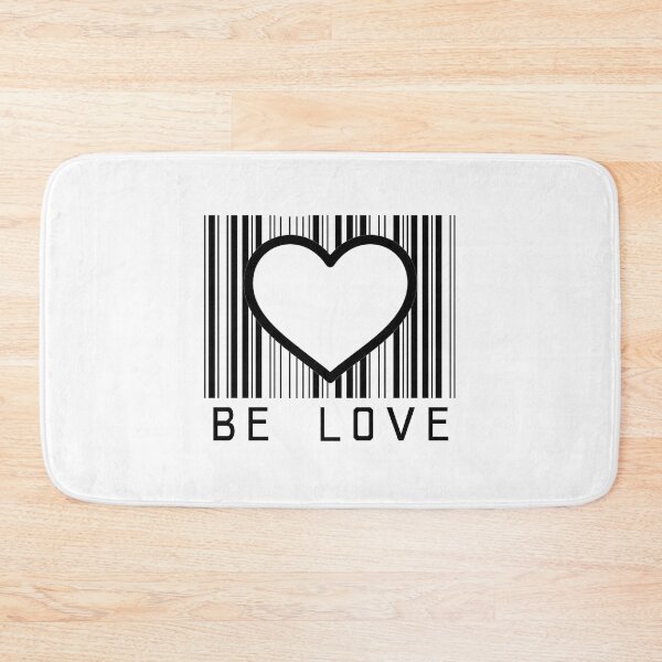 Item preview, be love barcode designed and sold by mollsdesignss.