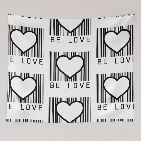 Item preview, be love barcode designed and sold by mollsdesignss.