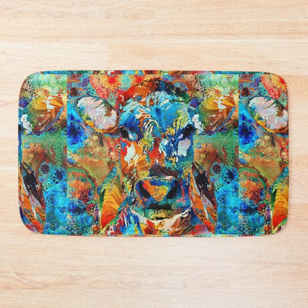 Item preview, Colorful Cow Bovine Art By Sharon Cummings designed and sold by Sharon Cummings Art.