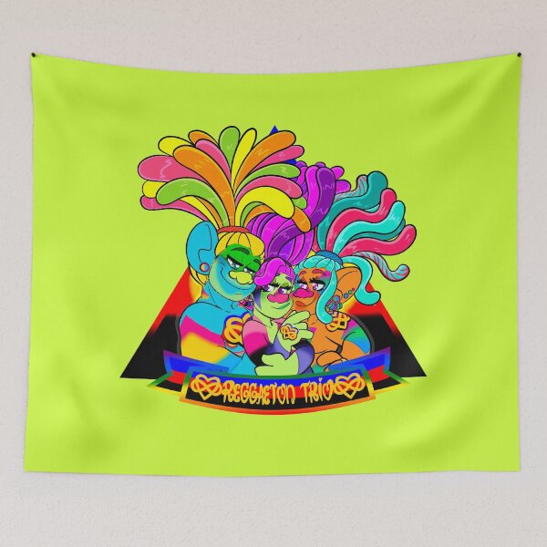 Item preview, Orgullo del trío de reggaeton designed and sold by BlooeyedTroll.