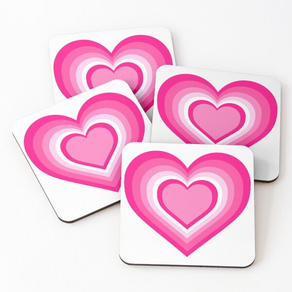 Item preview, pink layered heart  designed and sold by mollsdesignss.