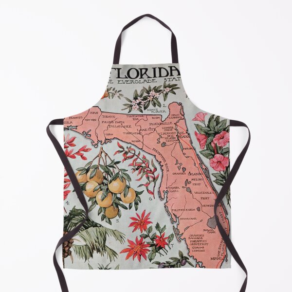 Item preview, antique Map of Florida (1917) designed and sold by AntiqueGallery.
