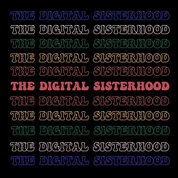 Artwork thumbnail, The Digital Sisterhood Logo (Outlined) Tote Bag by Thedigitalsis
