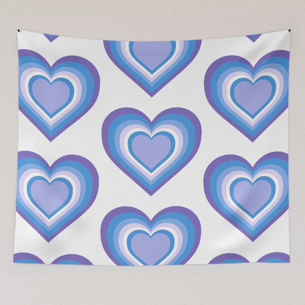 Item preview, blue layered heart  designed and sold by mollsdesignss.