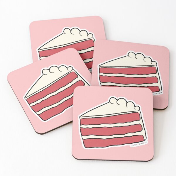Item preview, Red Velvet Cake Slice designed and sold by Laura Loukaides.