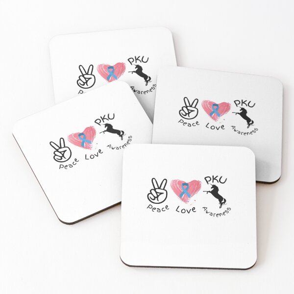 Item preview, Peace Love PKU Awareness designed and sold by speakupandshine.