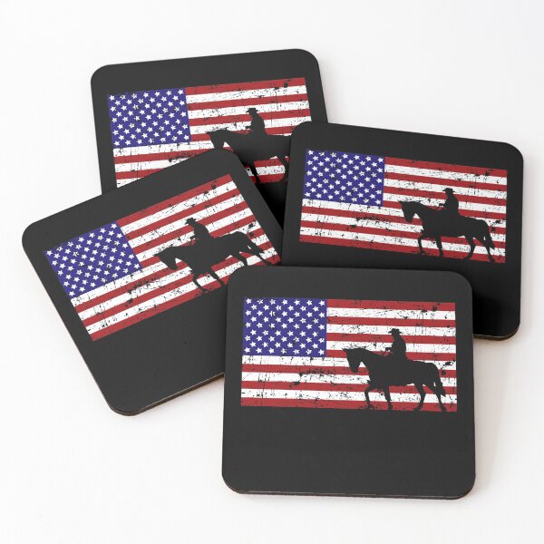 Item preview, Distressed American Flag Horse 4th of July Patriotic Pride designed and sold by Mfk Clothes.