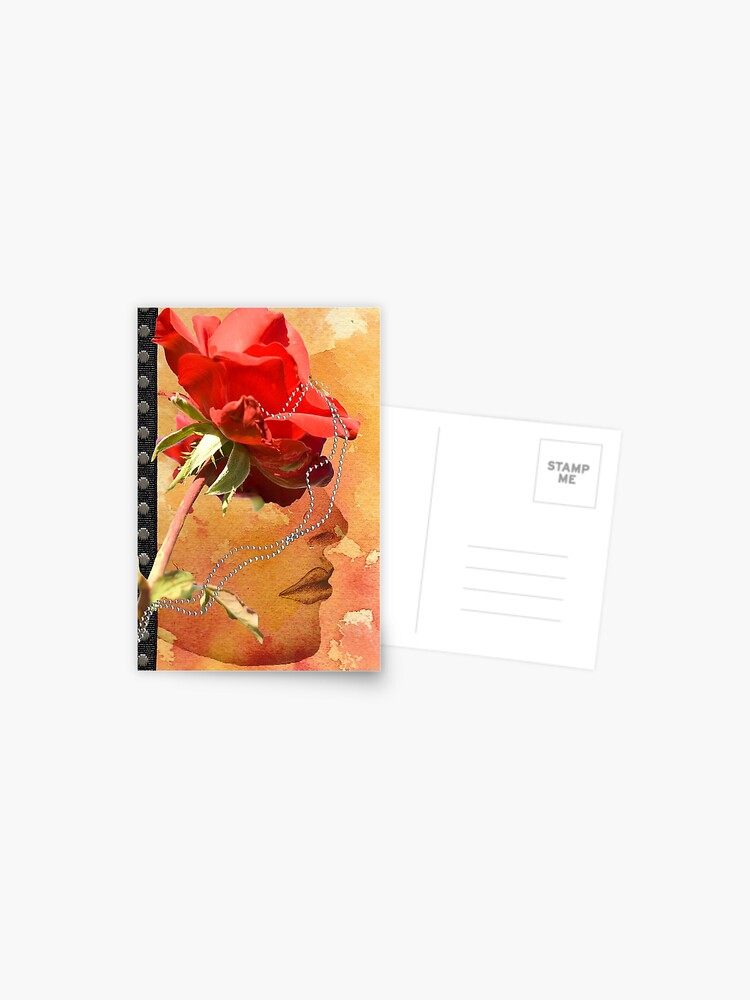 Thumbnail 1 of 2, Postcard, Lady Rose designed and sold by phyllisorzalli.