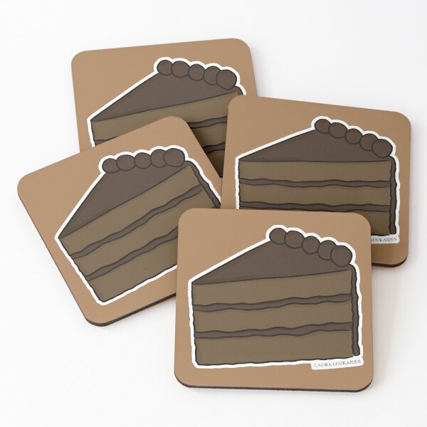 Item preview, Chocolate Cake Slice  designed and sold by Laura Loukaides.