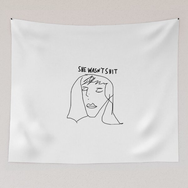 Item preview, “she wasn’t shit” designed and sold by Vered Rice.