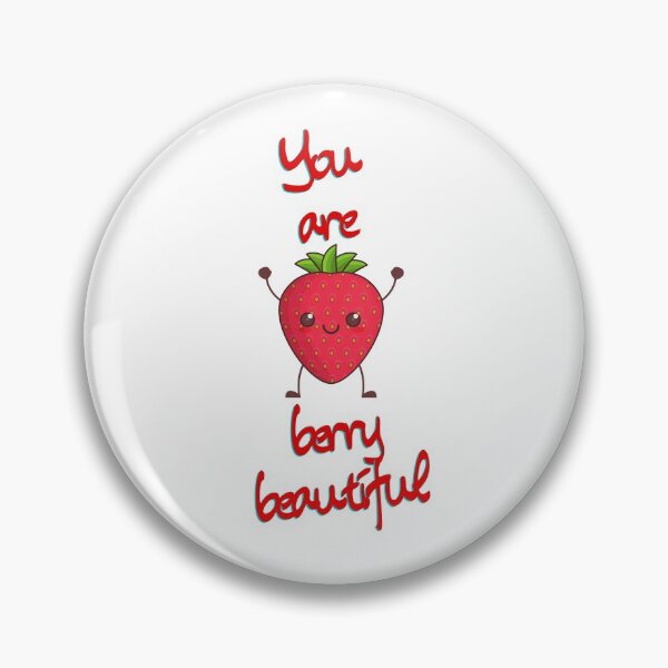 Item preview, You Are Berry Beautiful Funny Fruit Pun Joke designed and sold by mimiscreativity.