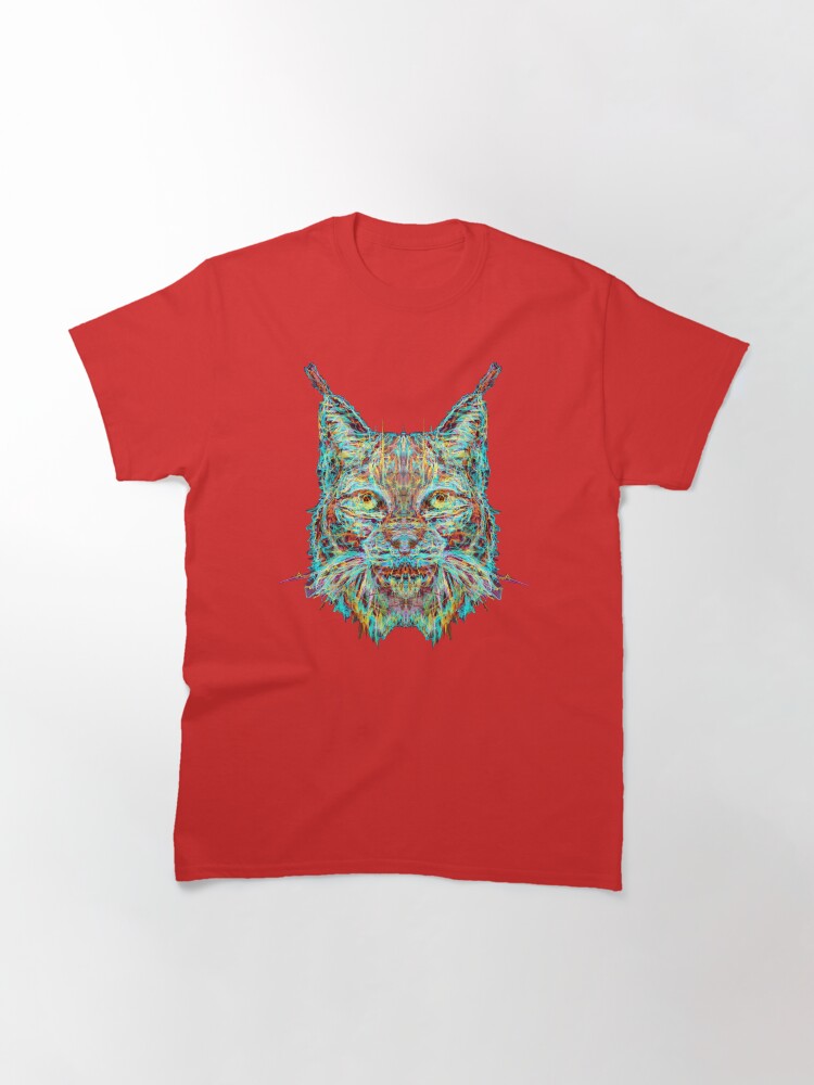 Thumbnail 3 of 7, Classic T-Shirt, Lynx designed and sold by blackhalt.
