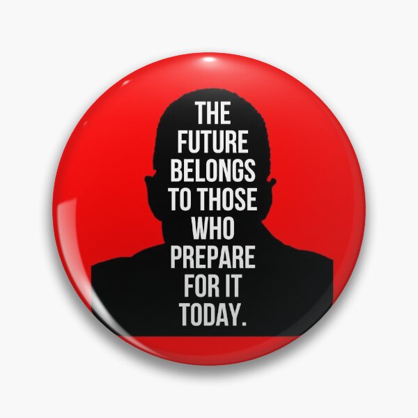 Item preview, Malcolm X Quote: "The Future" designed and sold by RevolutionInPaint.
