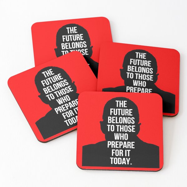Item preview, Malcolm X Quote: "The Future" designed and sold by RevolutionInPaint.