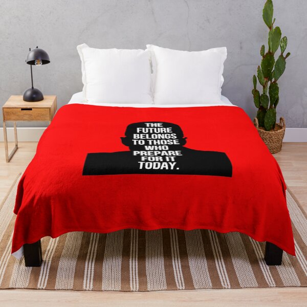 Item preview, Malcolm X Quote: "The Future" designed and sold by RevolutionInPaint.