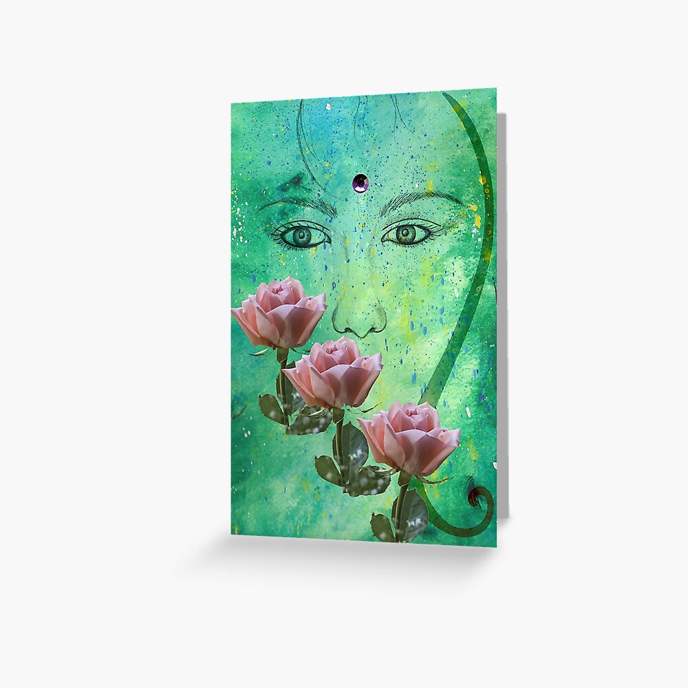 Amira's Rose Greeting Card