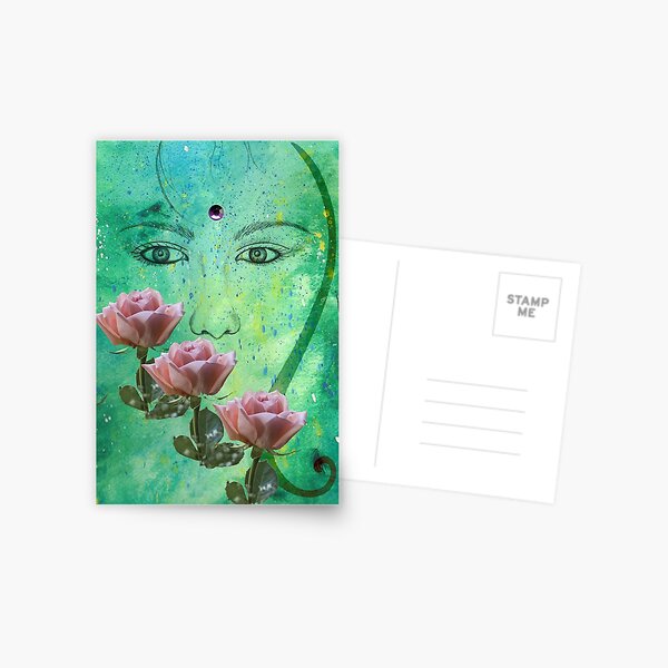 Amira's Rose Postcard