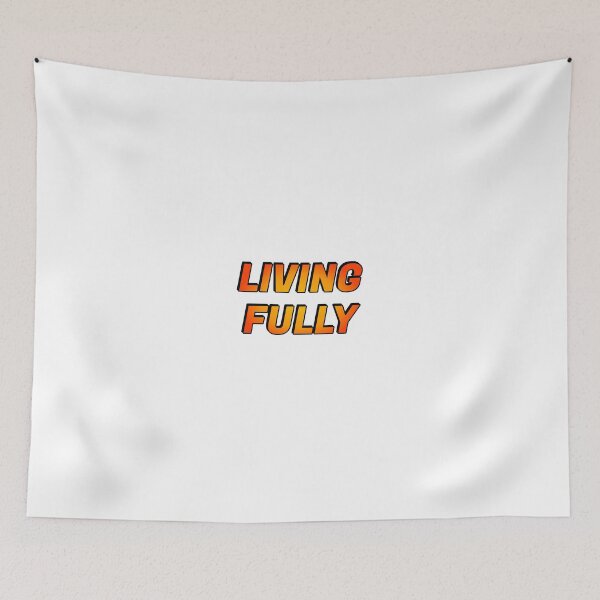 Item preview, Living Fully orange designed and sold by Inspirationmotivation.
