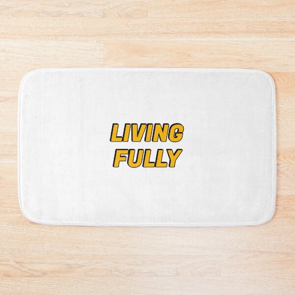 Item preview, Living Fully yellow designed and sold by Inspirationmotivation.