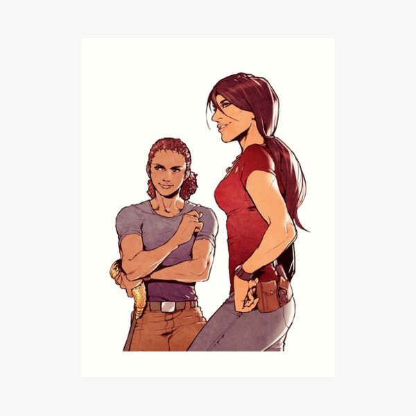 Uncharted - Nathan Drake and Elena Fisher by RykSan-art on DeviantArt