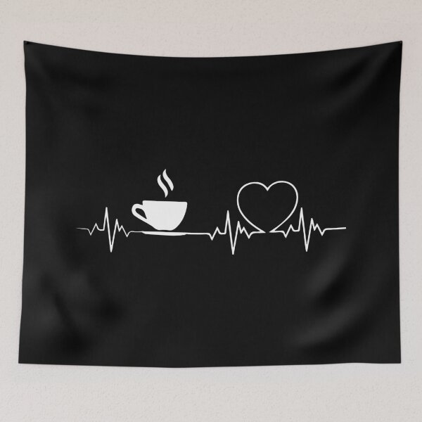 Item preview, Coffee, Coffee Heartbeat, Gift For Mom, Coffee Lover, Womens Coffee, Cute Coffee, designed and sold by IMAD BI.
