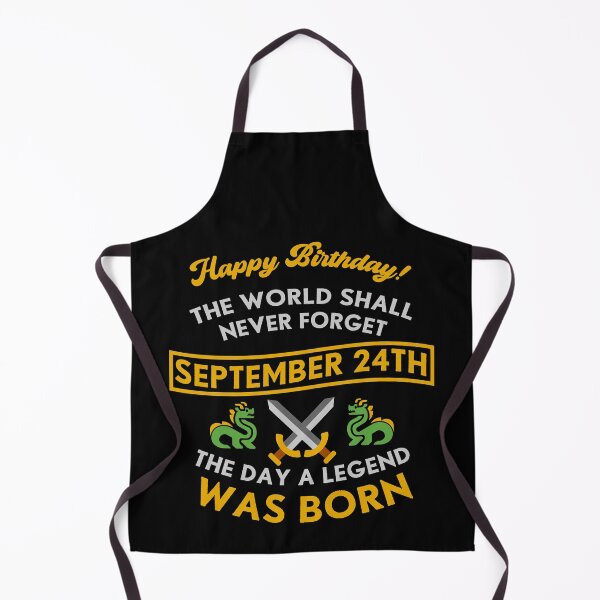 Item preview, September 24th The Day A Legend Was Born Dragons And Swords Design (Light) designed and sold by Graograman.