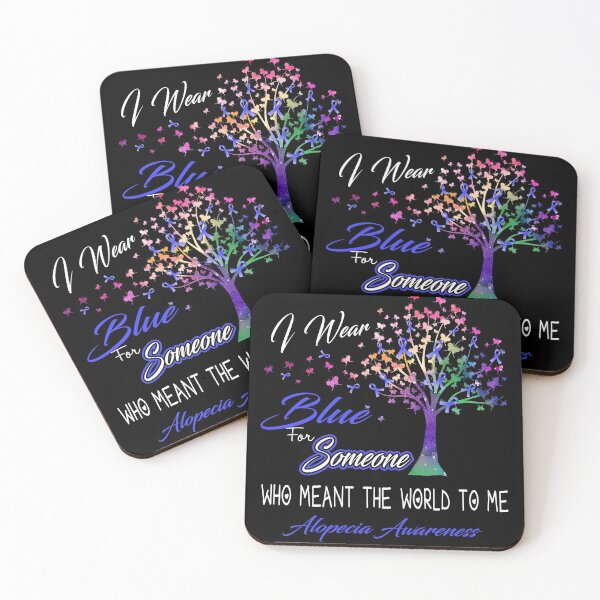 Item preview, I Wear Blue For Someone Alopecia Awareness designed and sold by Gillosina.