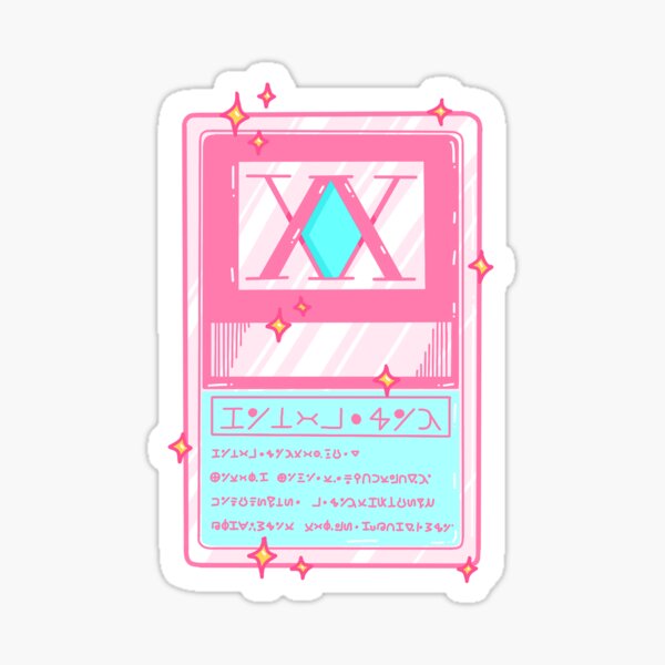 Licence de chasseur (édition rose) Sticker