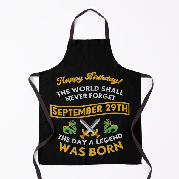 Item preview, September 29th The Day A Legend Was Born Dragons And Swords Design (Light) designed and sold by Graograman.