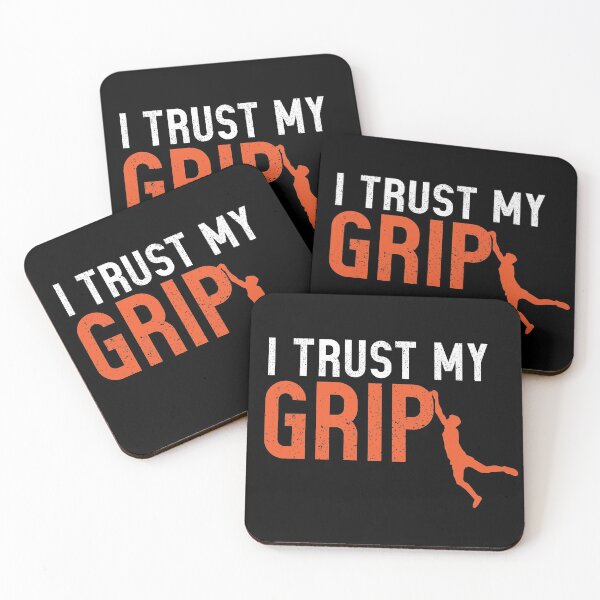 Item preview, Bouldering - I trust my grip - climbing - gift designed and sold by Raika-Kokuin.