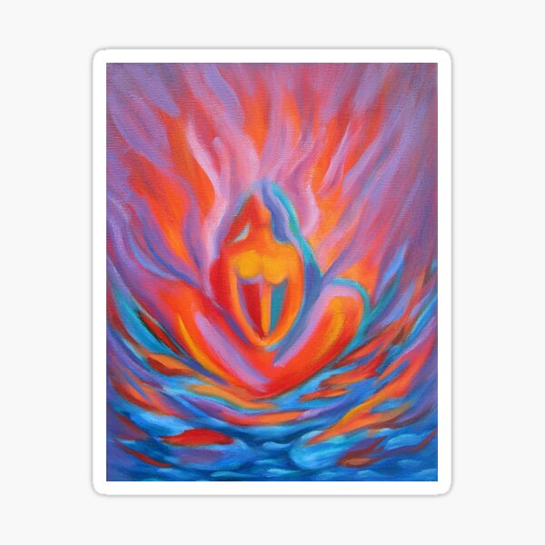 Stillness Speaks Sticker