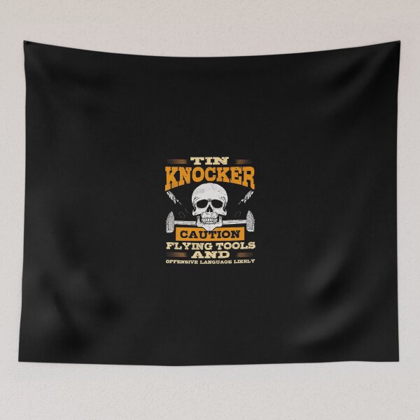 Item preview, Sheet Metal Worker Gifts Funny Tin Knocker Flying Tools Pullover Hoodie designed and sold by zubakbrita.