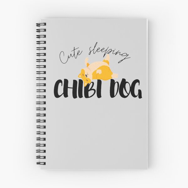 Item preview, cute sleeping chibi dog gift dogs lover gift chibi lover designed and sold by Kukiishop.