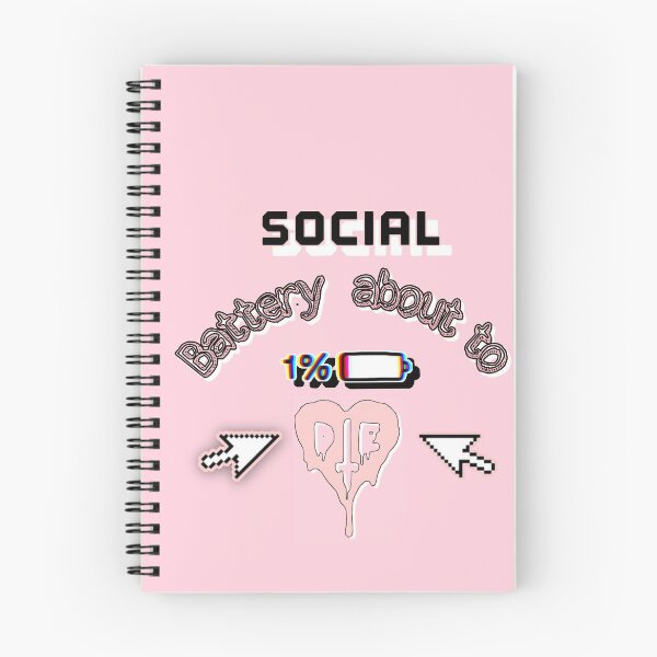 Item preview, Social battery about to die designed and sold by Gringa .exe.