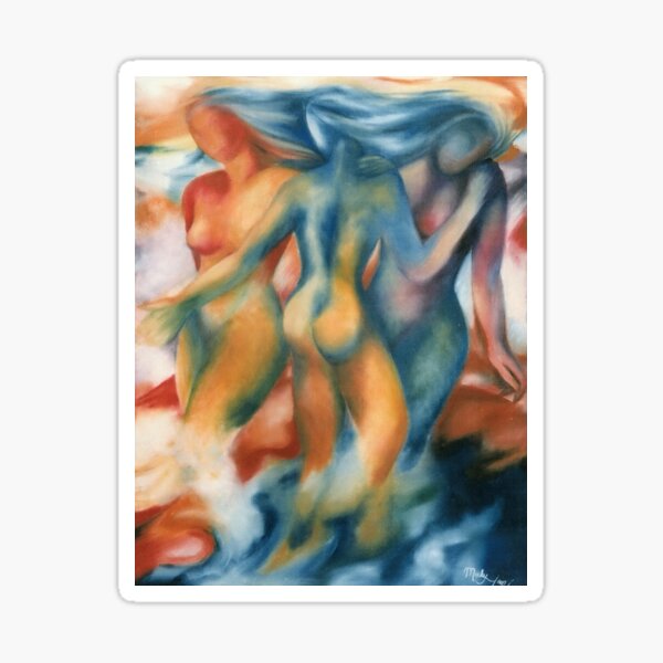 The Three Graces Sticker