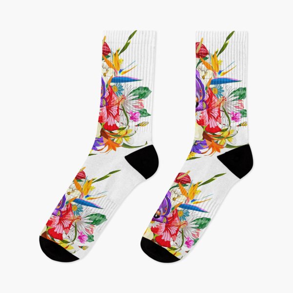 Item preview, Bouquet illustration of many beautiful colorful flowers designed and sold by GreissDesign.