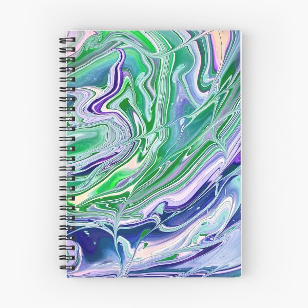 Item preview, Peacock Feather - Abstract Acrylic Pour - Variant 2 designed and sold by dnacademic.