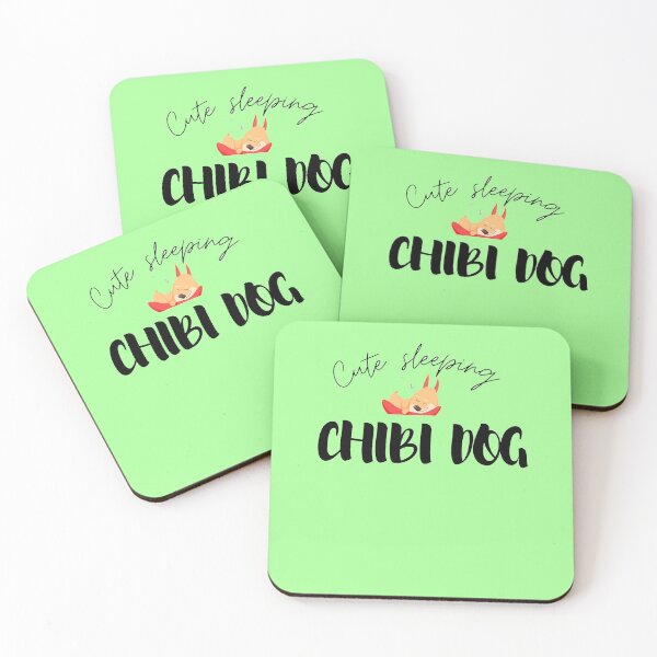 Item preview, cute sleeping chibi dog gift dogs lover gift chibi lover designed and sold by KUKUYET.