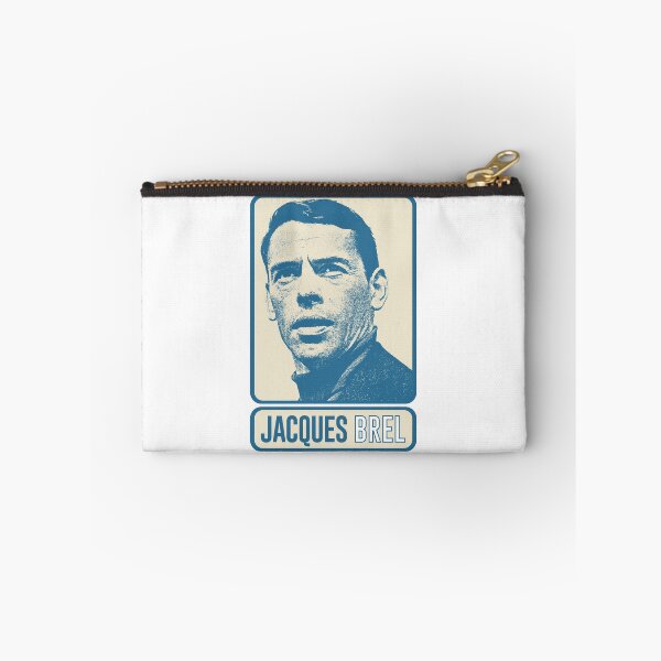 Item preview, Jacques Brel ∆ Vintage Look Fan Design designed and sold by AestheticNow.
