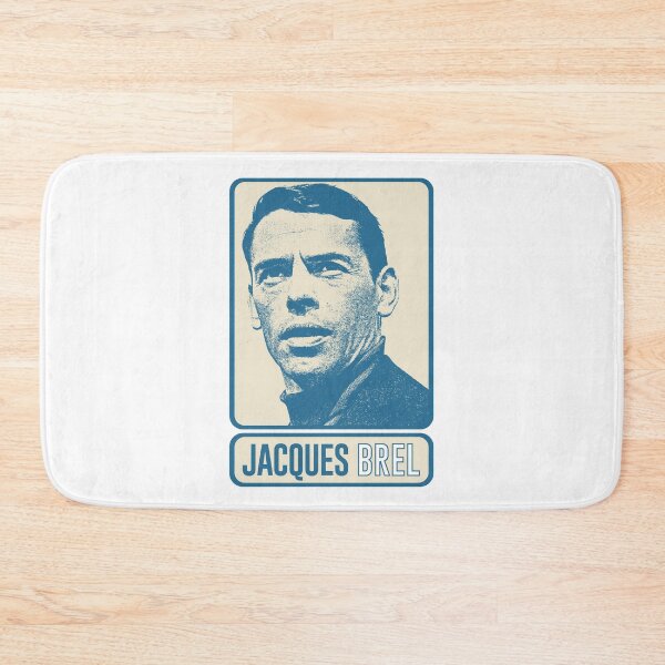 Item preview, Jacques Brel ∆ Vintage Look Fan Design designed and sold by AestheticNow.