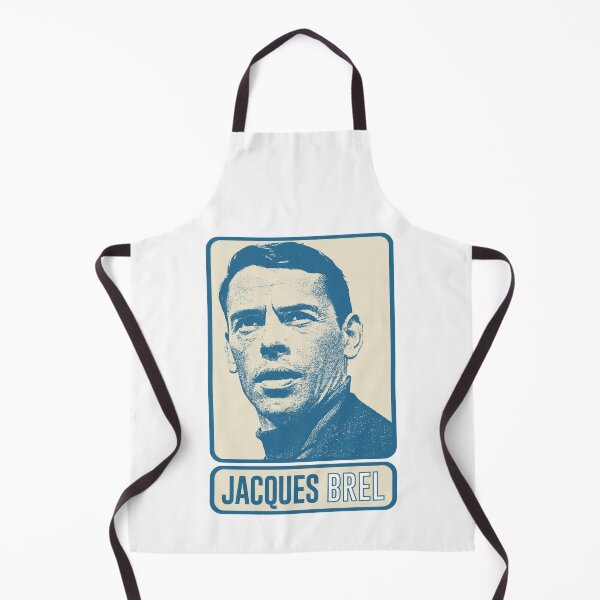 Item preview, Jacques Brel ∆ Vintage Look Fan Design designed and sold by AestheticNow.