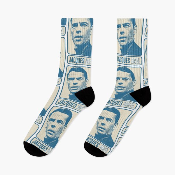 Item preview, Jacques Brel ∆ Vintage Look Fan Design designed and sold by AestheticNow.