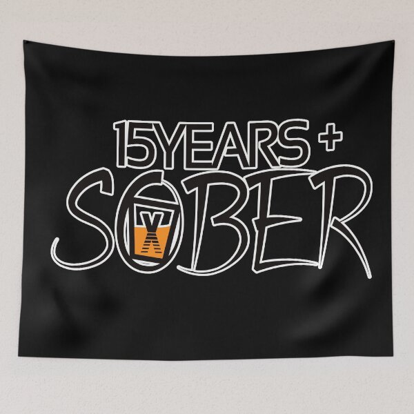 Item preview, 15 Years + Sober | Sober Life  designed and sold by Popular-Designz.