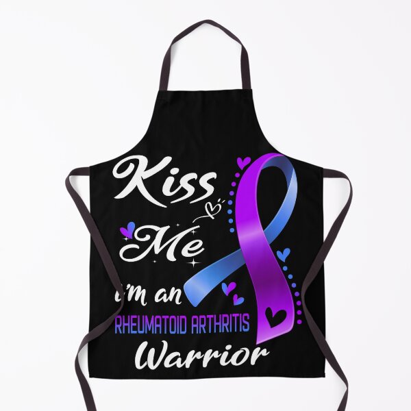 Item preview, Kiss Me I'm A Rheumatoid Arthritis Warrior designed and sold by hvoid41.