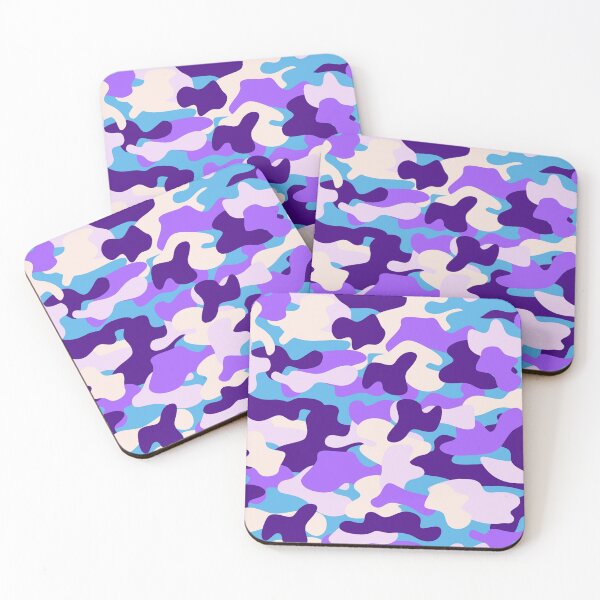 Item preview, Violet blue sky camo pattern designed and sold by NexusArts.