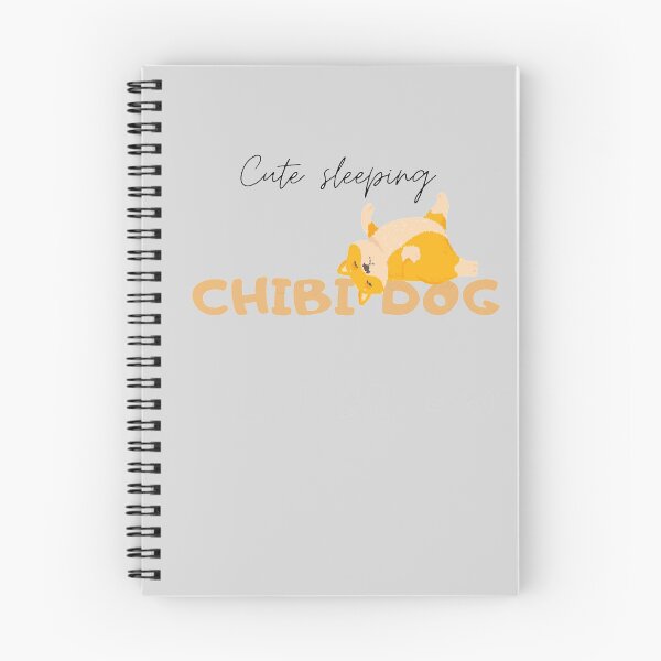Item preview, cute sleeping chibi dog gift dogs lover gift chibi lover designed and sold by Kukiishop.